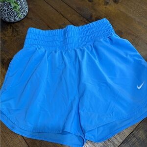 Nike Dri-Fit Ultra High Waisted 3” Brief  Lined Blue Athletic Shorts